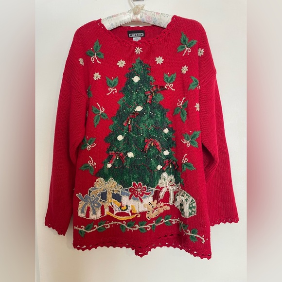 Ultimate Vintage Christmas Sweater - Picture 2 of 9